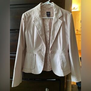 vintage velvet feel gap blazer jacket pink size 6 small medium